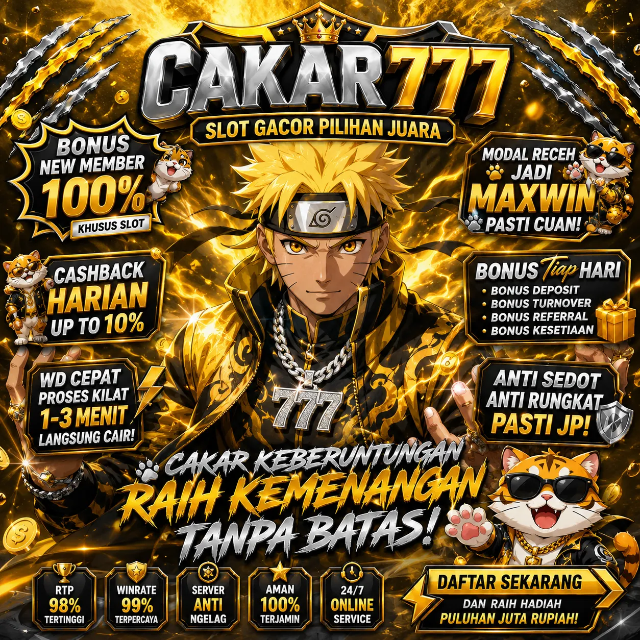CAKAR777 Banner